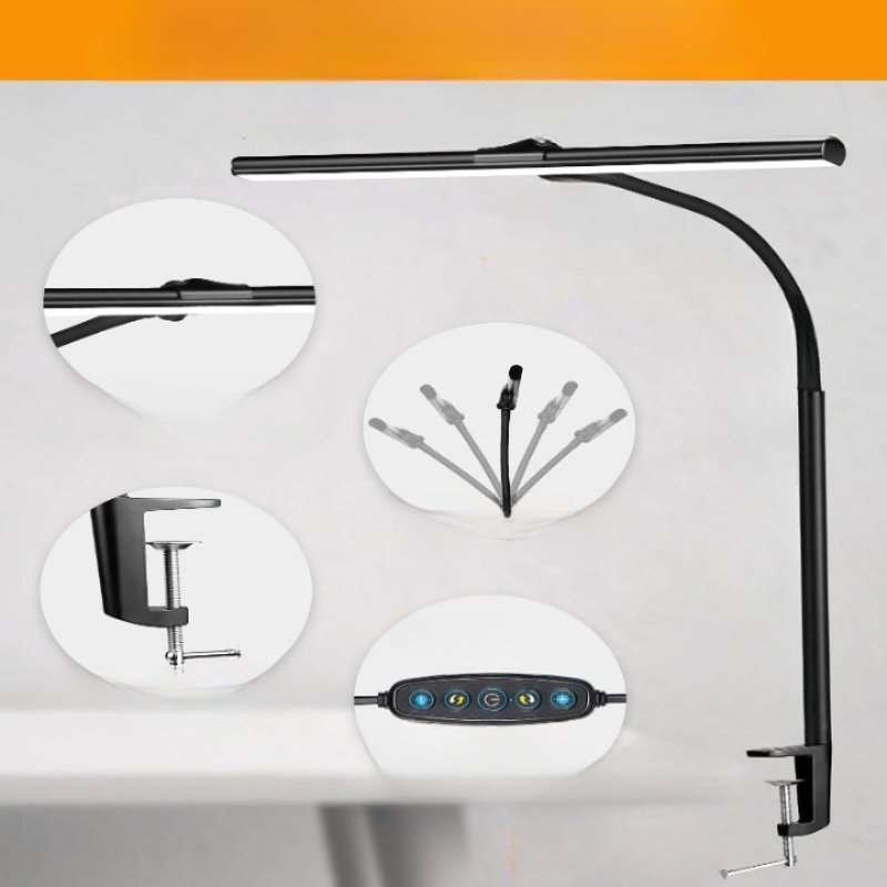 LED Bordlampe med Fleksibel Svanehals til Kontor og Hjem 3