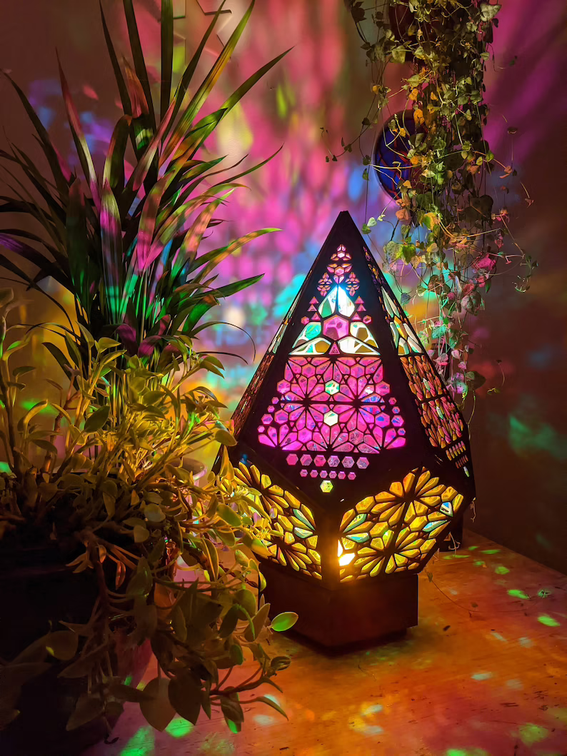 LED Bordlampe med Stjerne Design 1