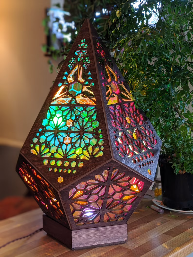 LED Bordlampe med Stjerne Design 4