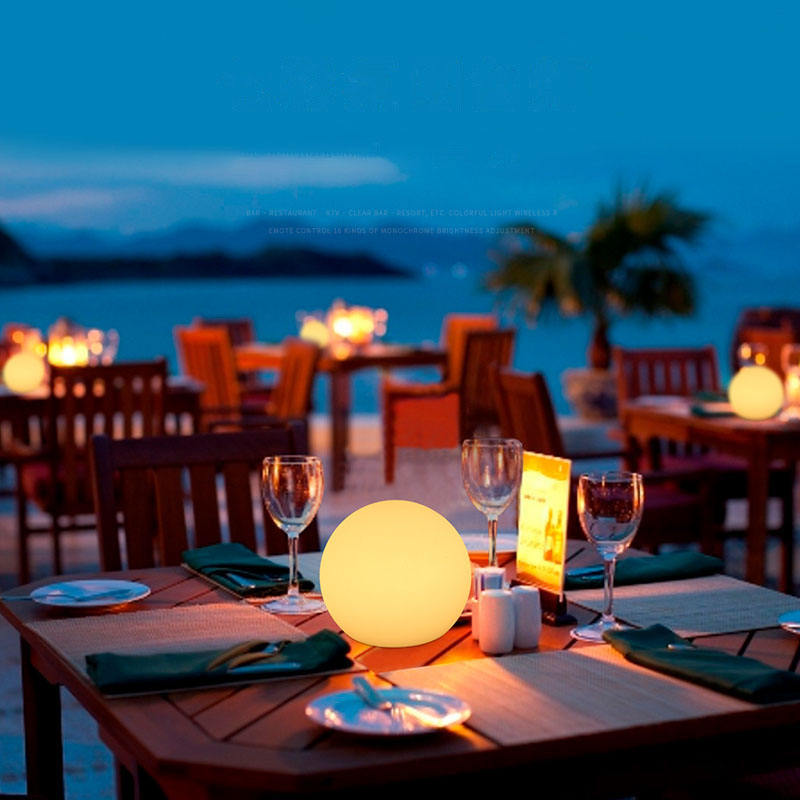 LED Kuglebordslampe med Dynamisk Farveændring 4