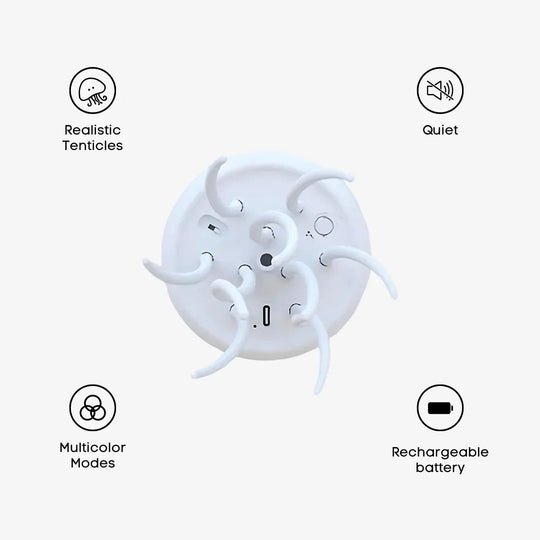 LED Lampe Med Dansende Meduser til Indendørs Brug 6