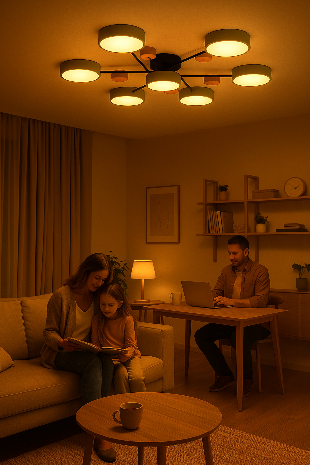 LED Loftslampe Skandinavisk Design 4