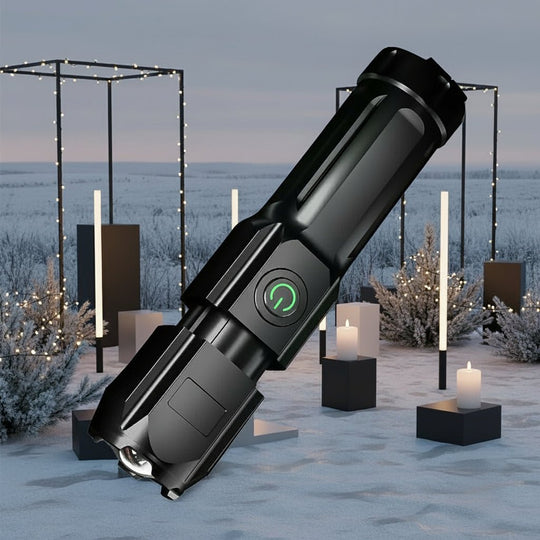 LED Lommelygte med Teleskopisk Zoom 2