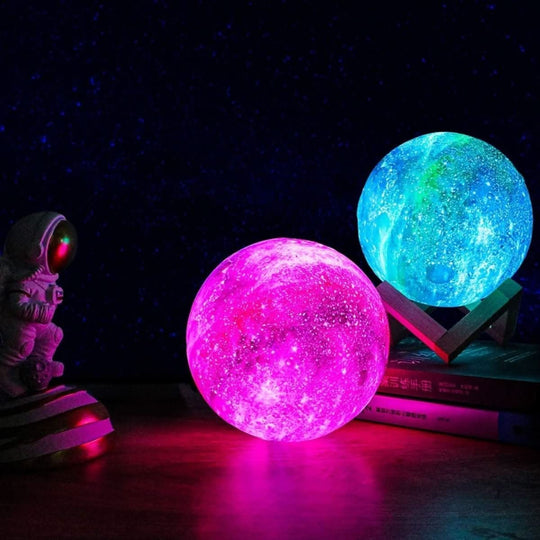 LED Natlampe med Justerbare Farver 5