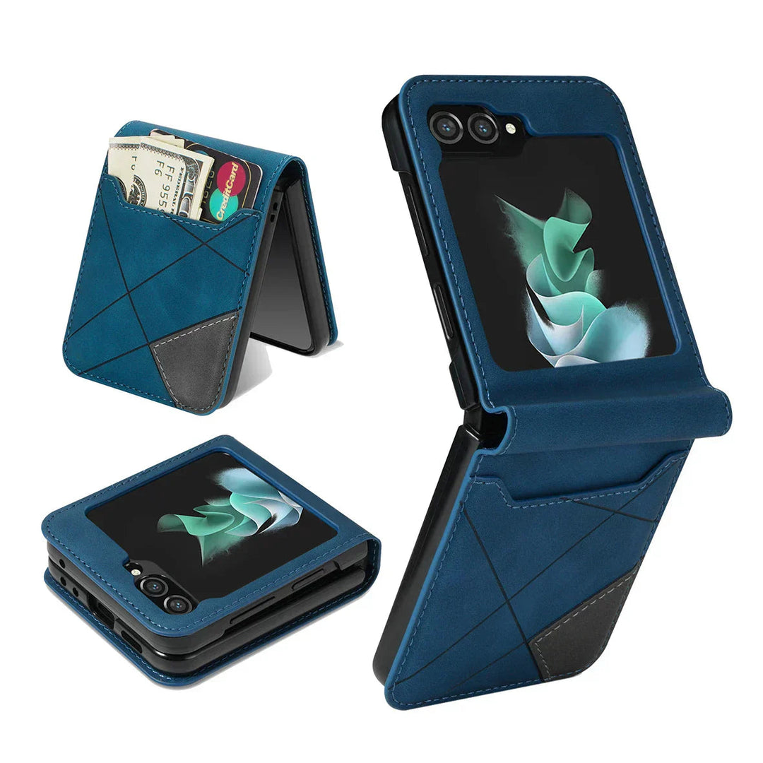 Læderpung Etui til Samsung Galaxy Z Flip 2