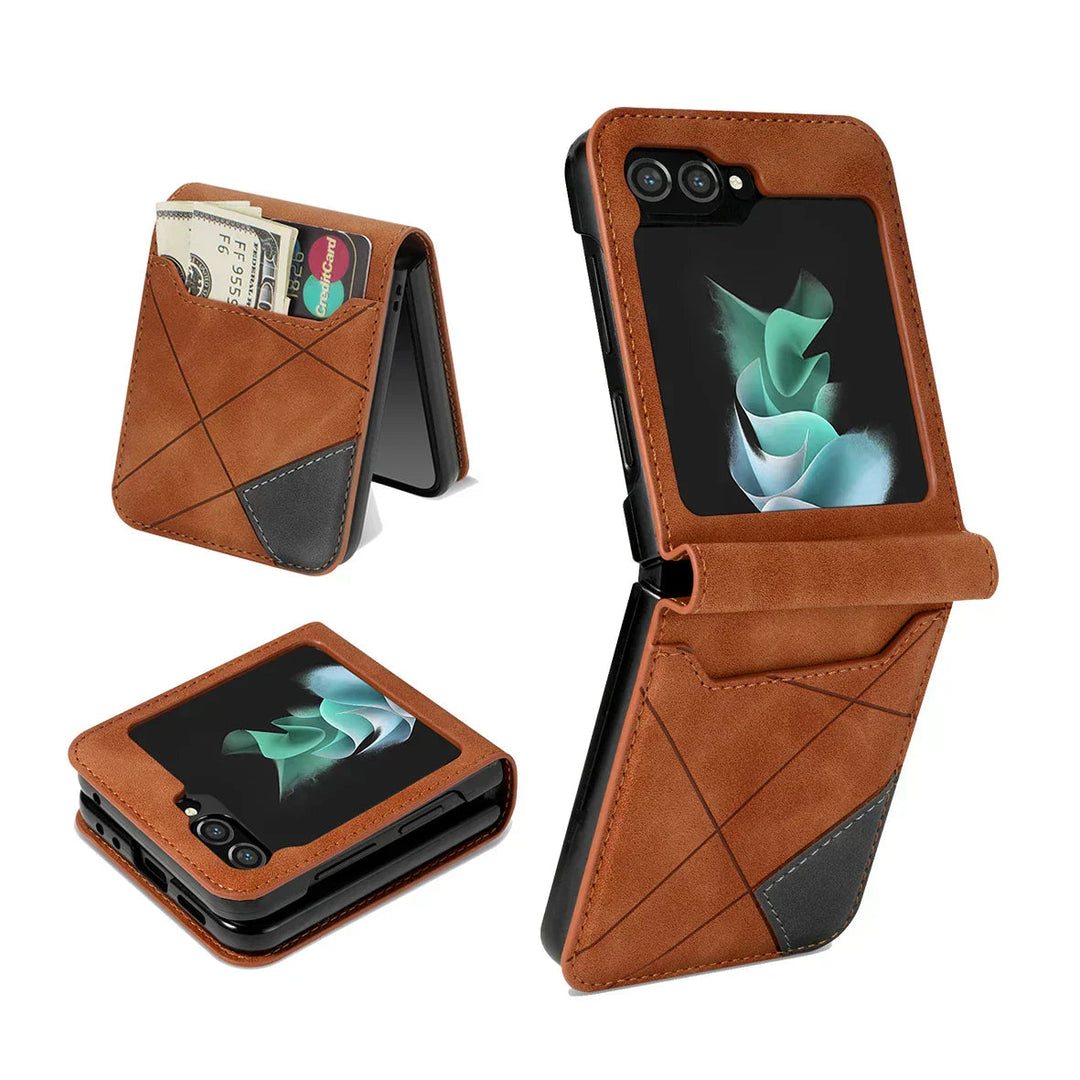 Læderpung Etui til Samsung Galaxy Z Flip 7