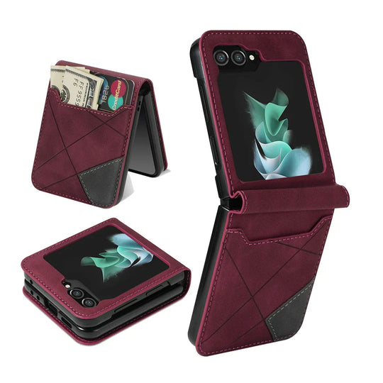 Læderpung Etui til Samsung Galaxy Z Flip 8