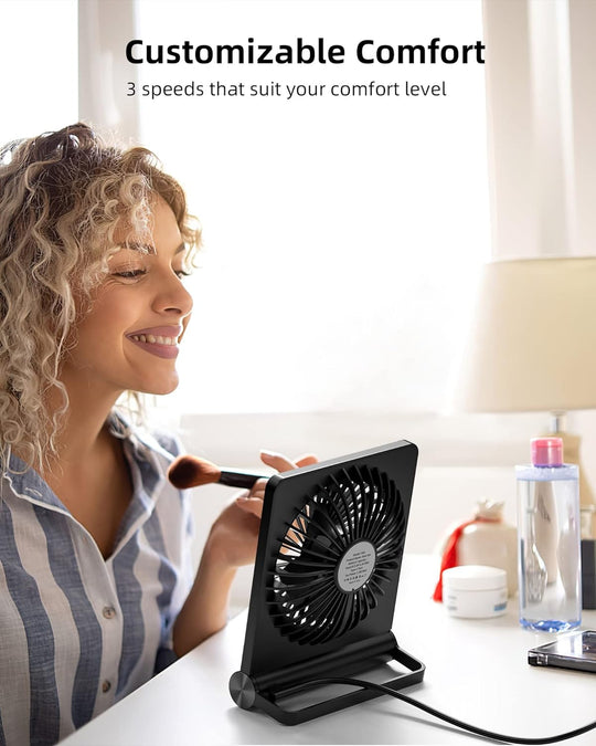 Lille Skrivebordsventilator Ultra Støjsvag 4