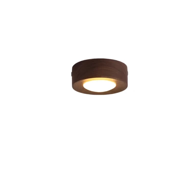 Loftlampe i Valnød med LED Belysning 7