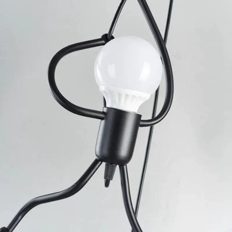 Loftlampe til Kreativ Belysning med Justerbare Metalarmaturer 4