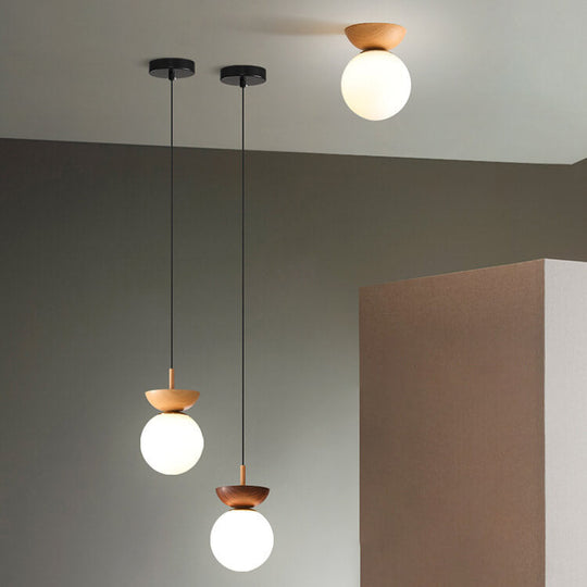 Loftslampe Japansk Stil til Soveværelse og Entre - Justerbar LED Belysning 2