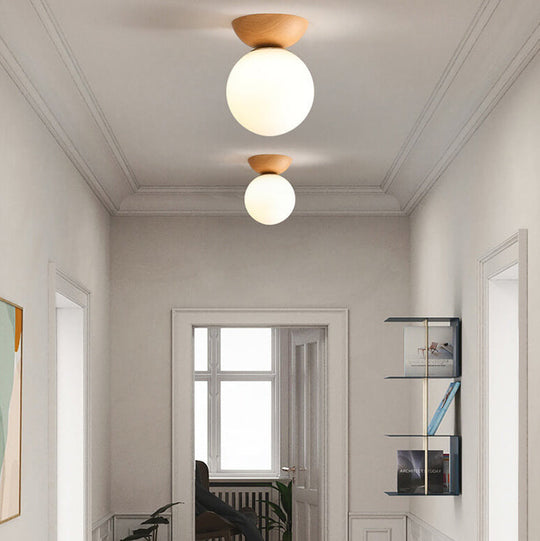 Loftslampe Japansk Stil til Soveværelse og Entre - Justerbar LED Belysning 5
