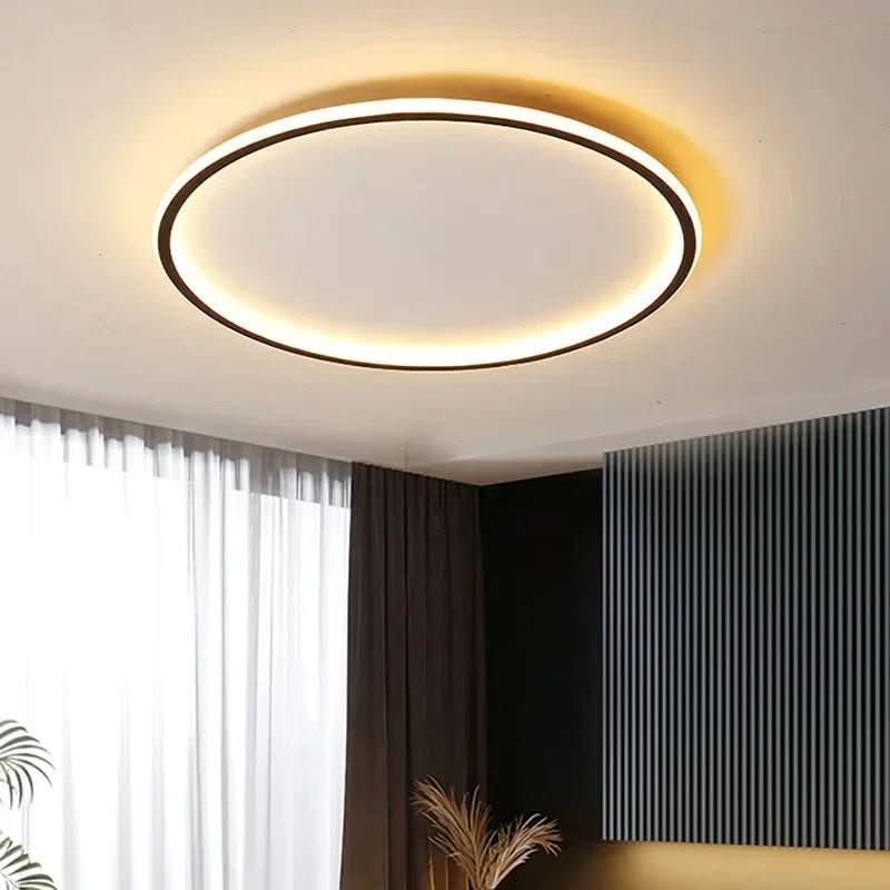 Loftslampe Rund Minimalistisk Til Stue Og Soveværelse 0