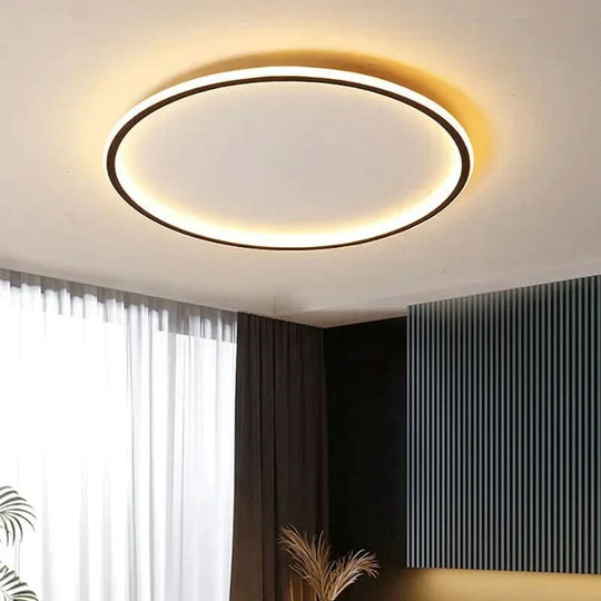 Loftslampe Rund Minimalistisk Til Stue Og Soveværelse 0