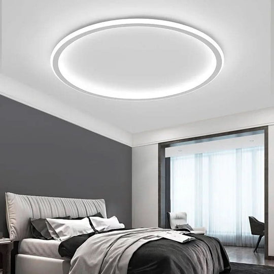 Loftslampe Rund Minimalistisk Til Stue Og Soveværelse 3