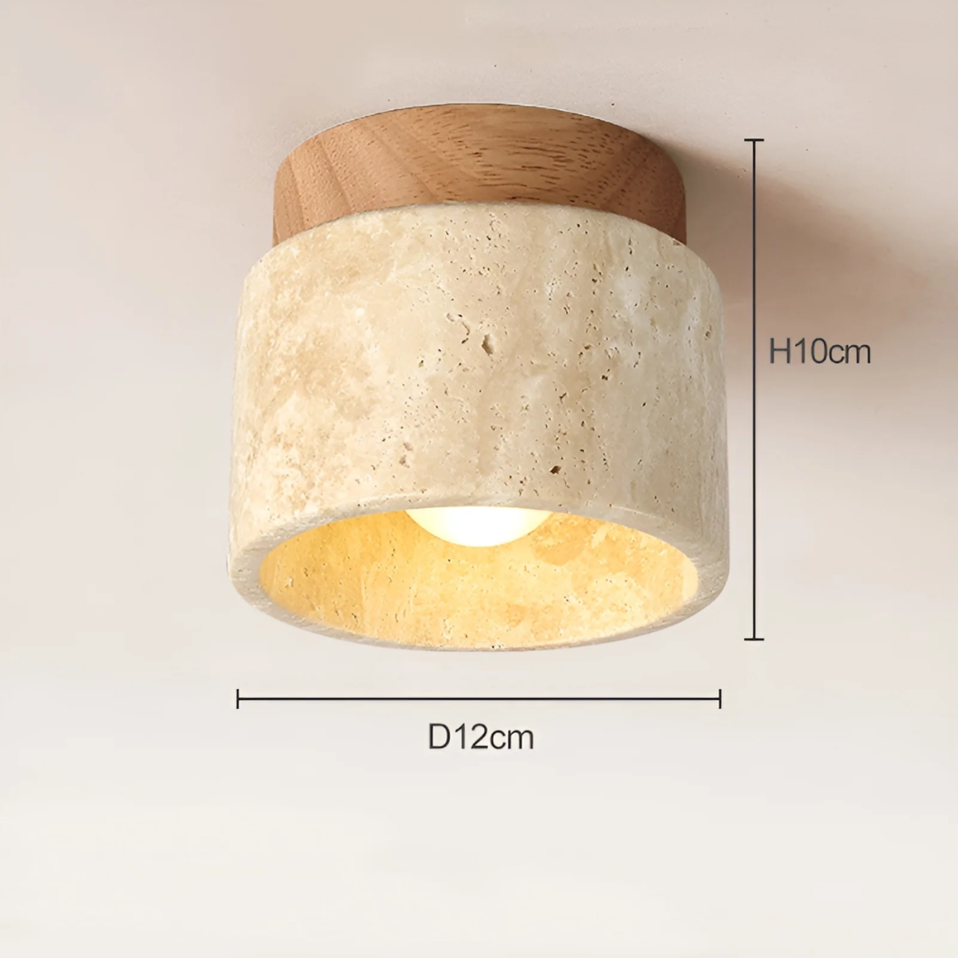 Loftslampe i japansk stil med rustik charme 2