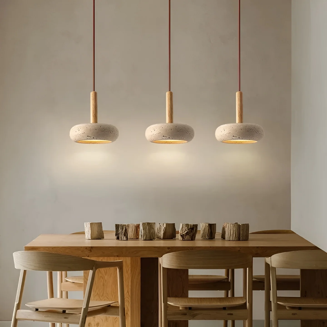 Loftslampe i retro japansk stil 0
