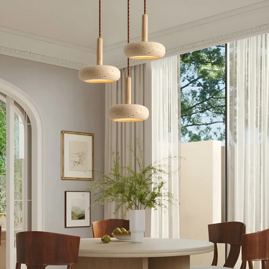 Loftslampe i retro japansk stil 1
