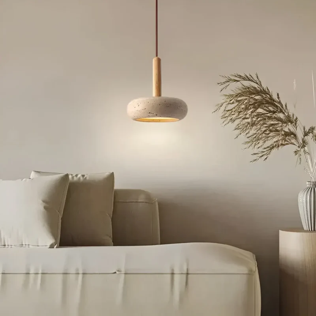 Loftslampe i retro japansk stil 5