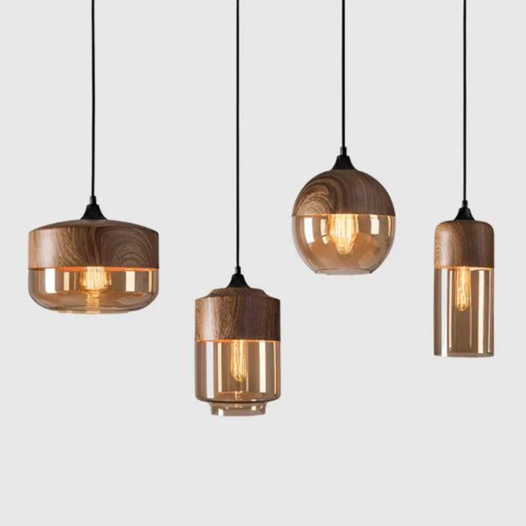 Loftslampe i skandinavisk stil med justerbar højde 4