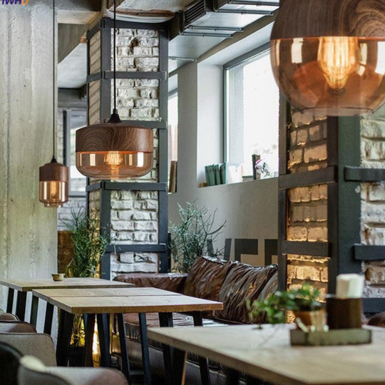 Loftslampe i skandinavisk stil med justerbar højde 6