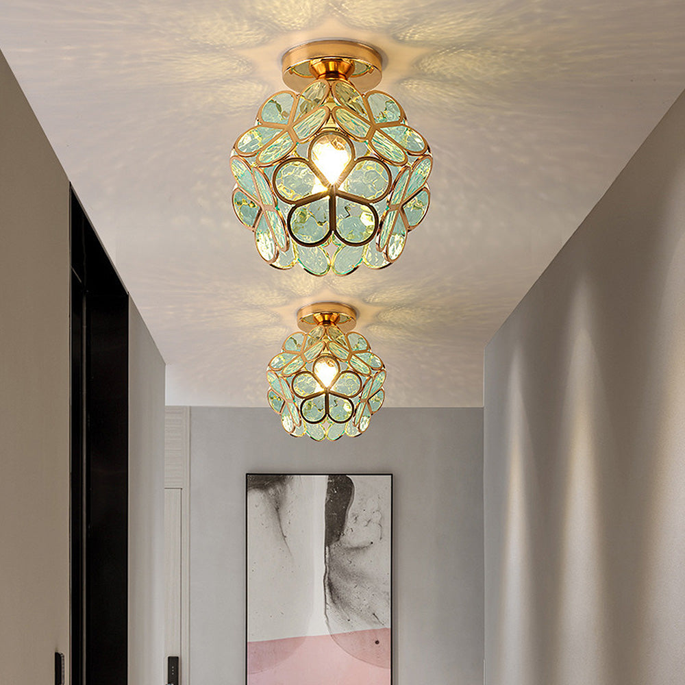 Loftslampe med Blomstermønster til Entré 0