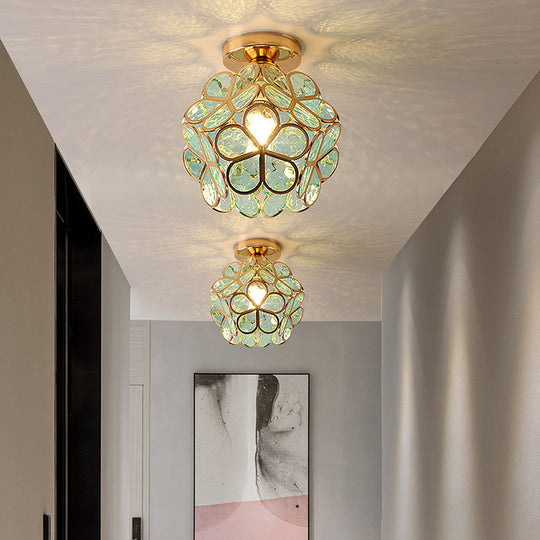 Loftslampe med Blomstermønster til Entré 0