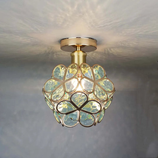 Loftslampe med Blomstermønster til Entré 1