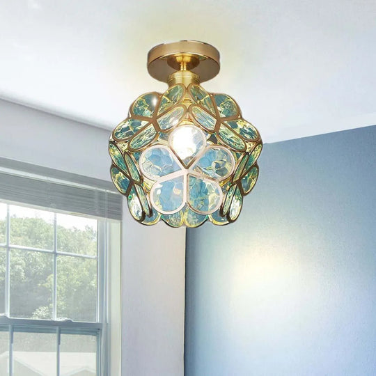 Loftslampe med Blomstermønster til Entré 3