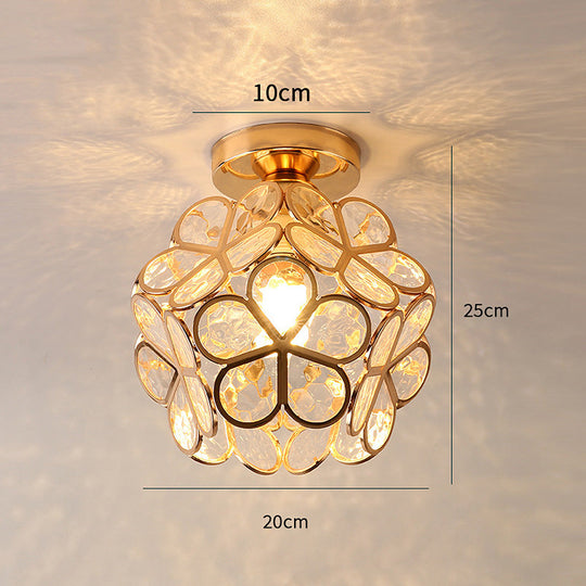 Loftslampe med Blomstermønster til Entré 8