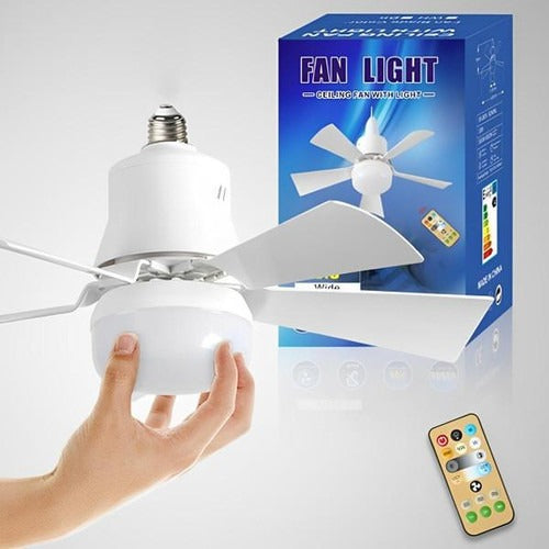 Loftsventilator Med LED Lys Og Fjernbetjening Moderne Design 9