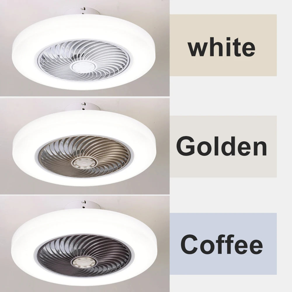 Loftsventilator med Lys og Fjernbetjening - Stilfuld og Lydsvag Design 2