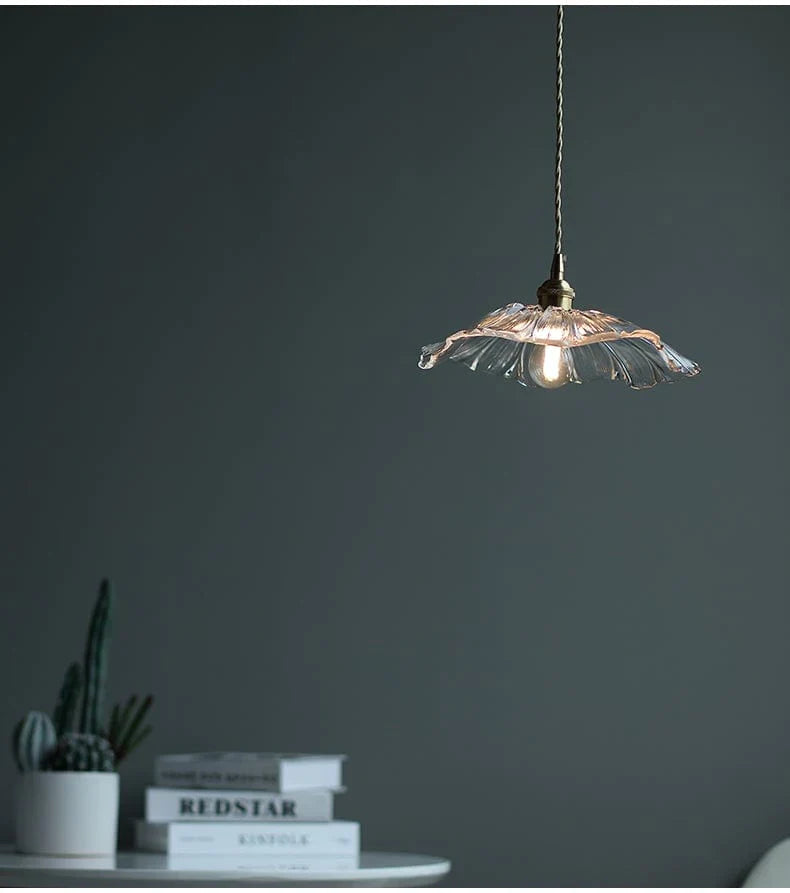 Lotus Glaslampe til Indretning 6