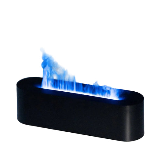 Luftfugter med Flammeeffekt og Aroma Diffuser 0