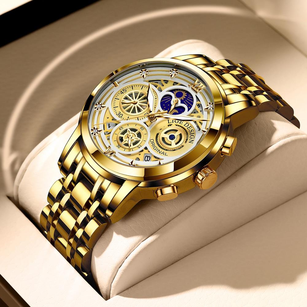 Luksus kronograf ur til mænd