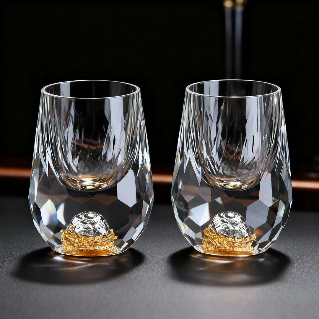 Luksus Krystalglas Sæt til Whisky og Cocktails 2