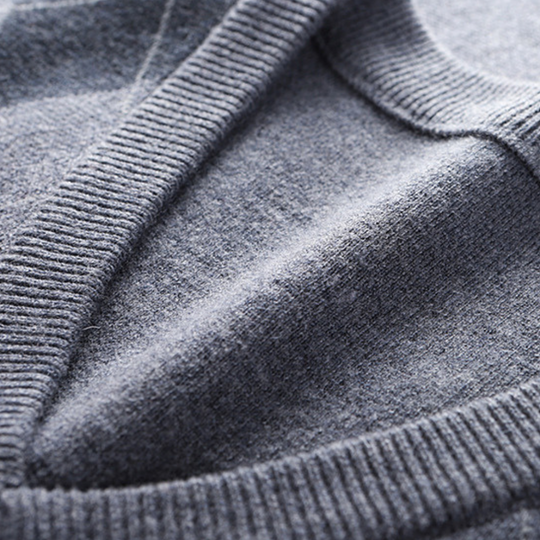 Mænds Ærmeløs Sweater V-Hals 5