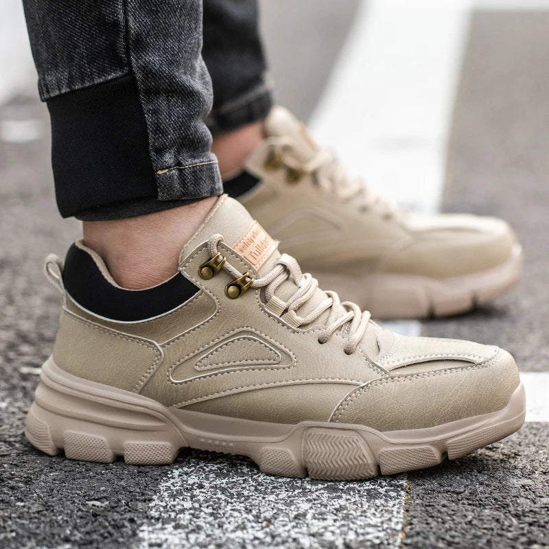 Mænds Arbejdssko med Stål Tå og Taktisk Design 5