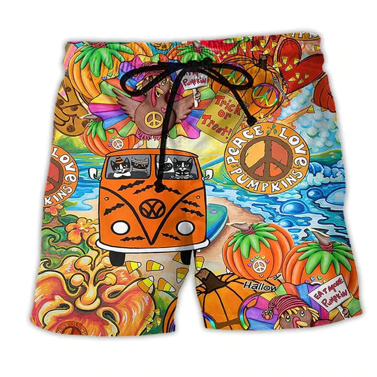 Mænds Badeshorts med Graffiti Design 7