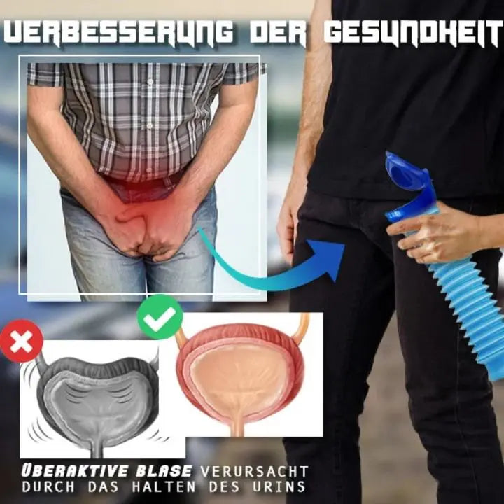 Mænds Bærbar Urinal Kompakt Design 1