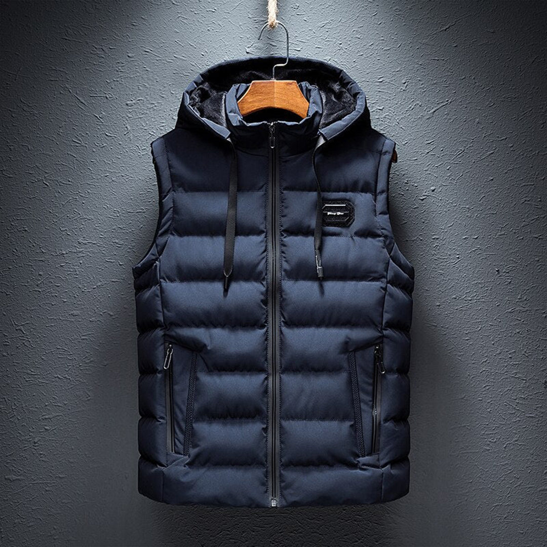 Mænds Bodywarmer Praktisk Design Moderne Vintervest 2