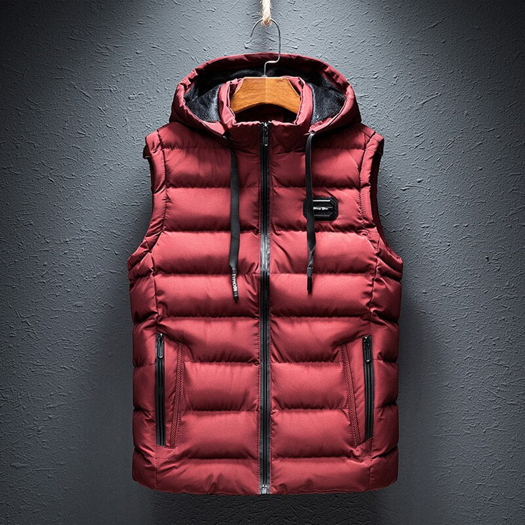 Mænds Bodywarmer Praktisk Design Moderne Vintervest 4