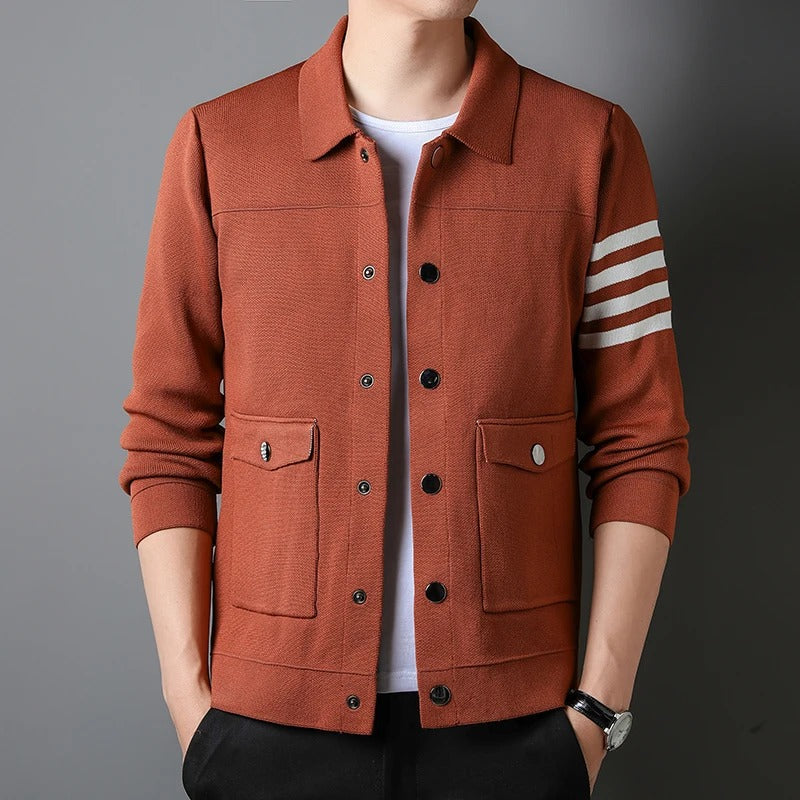 Mænds Cardigan Casual Med Knapper 5