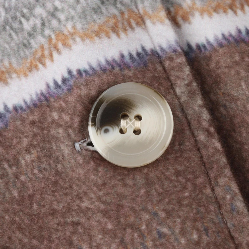 Mænds Cardigan Lang Sjal-Krave med Farverige Striber 4