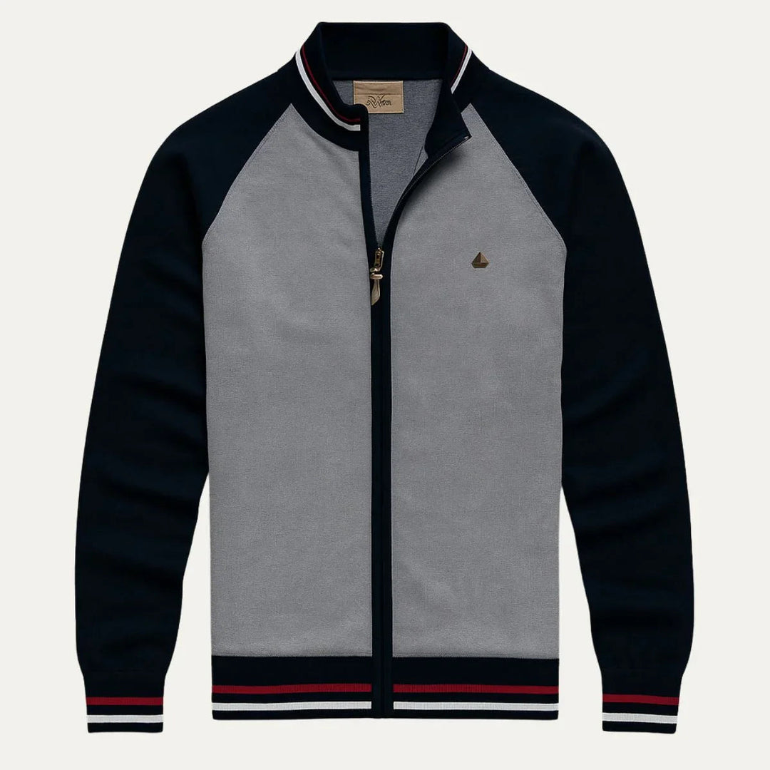 Mænds Cardigan Med Lynlås Casual Stil 3