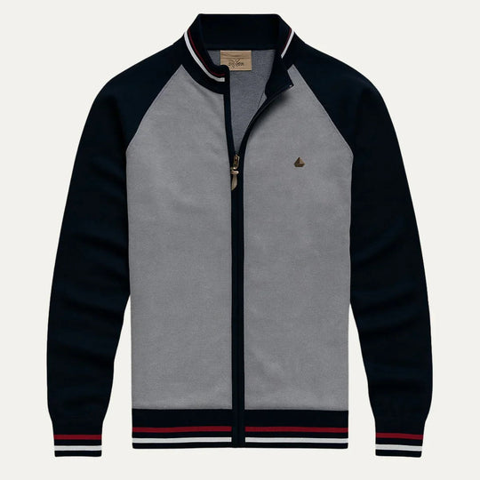 Mænds Cardigan Med Lynlås Casual Stil 3