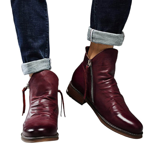 Mænds Casual Støvler med Chunky Hæl 0