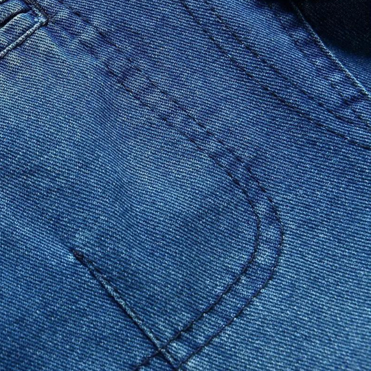 Mænds Denim Blazer Afslappet Stil 3