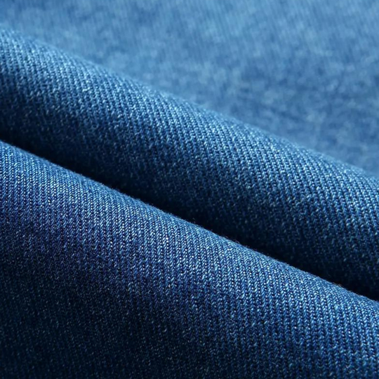Mænds Denim Blazer Afslappet Stil 4