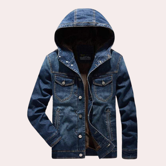Mænds Denim Jakke Casual Stil 1